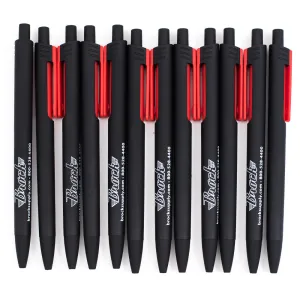 1 Dozen Stick Pens Black Ink Smudge Proof Clean Clear Lines Writing Office Auto Shop Salvage Yard Home