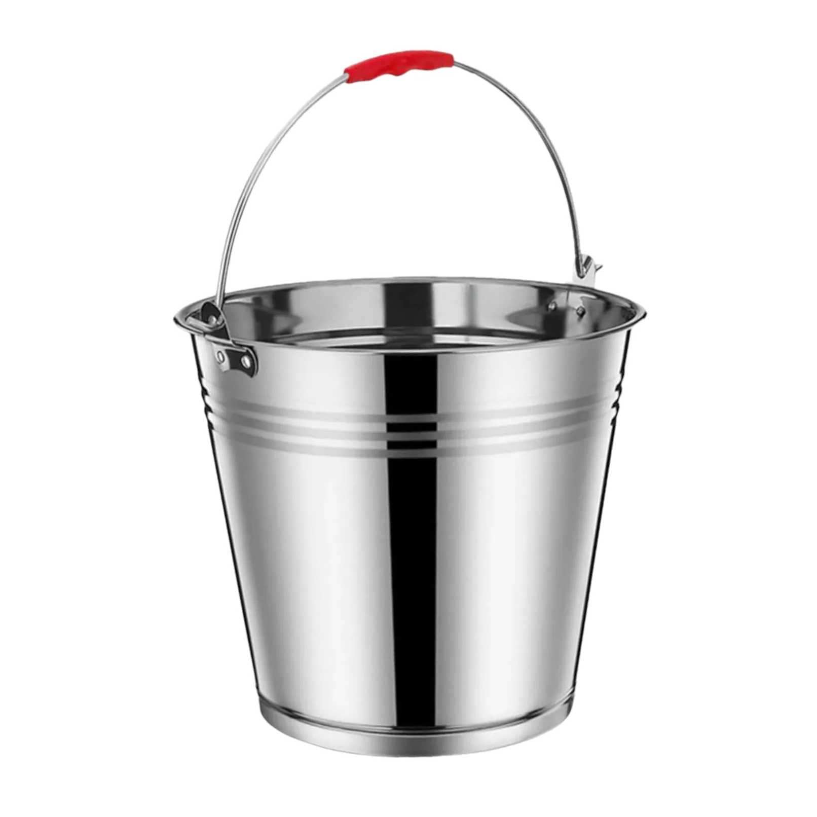 10L Bucket Stainless Steel 26cm