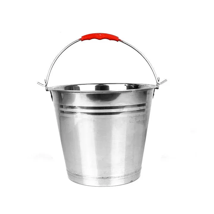 10L Bucket Stainless Steel 26cm