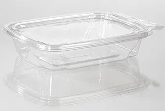 12oz Rectangular Tamper-Evident Container (280 Per Case)