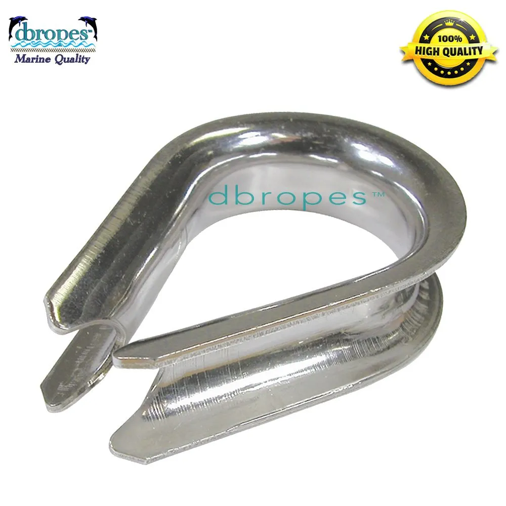 1/2" x 2'  3 Strand Mooring Pendant Line 100% Nylon High Quality Rope with Stainless Steel Thimble. Made in USA .