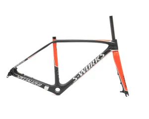 2017 Specialized S-Works Tarmac Disc (FRAMESET ONLY) Carb/RktRed/MetWht