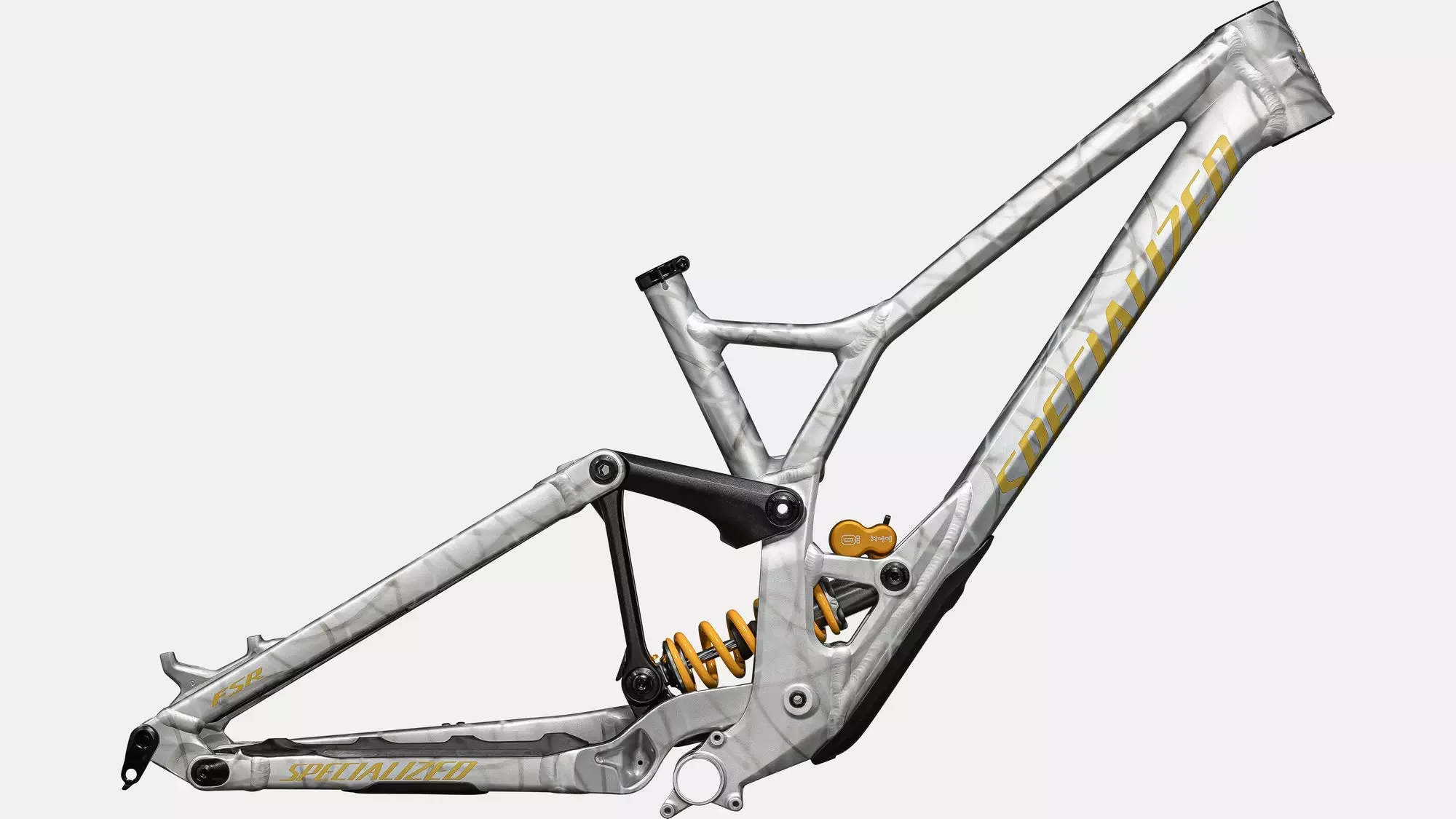 2024 Specialized Demo Race Frameset - Gloss Silver Dust