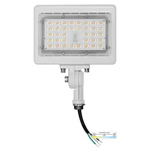 30W LED Flood Lights Outdoor Security Lighting - Waterproof - 3CCT 3000K-5000K - 4200LM - Knuckle Mount