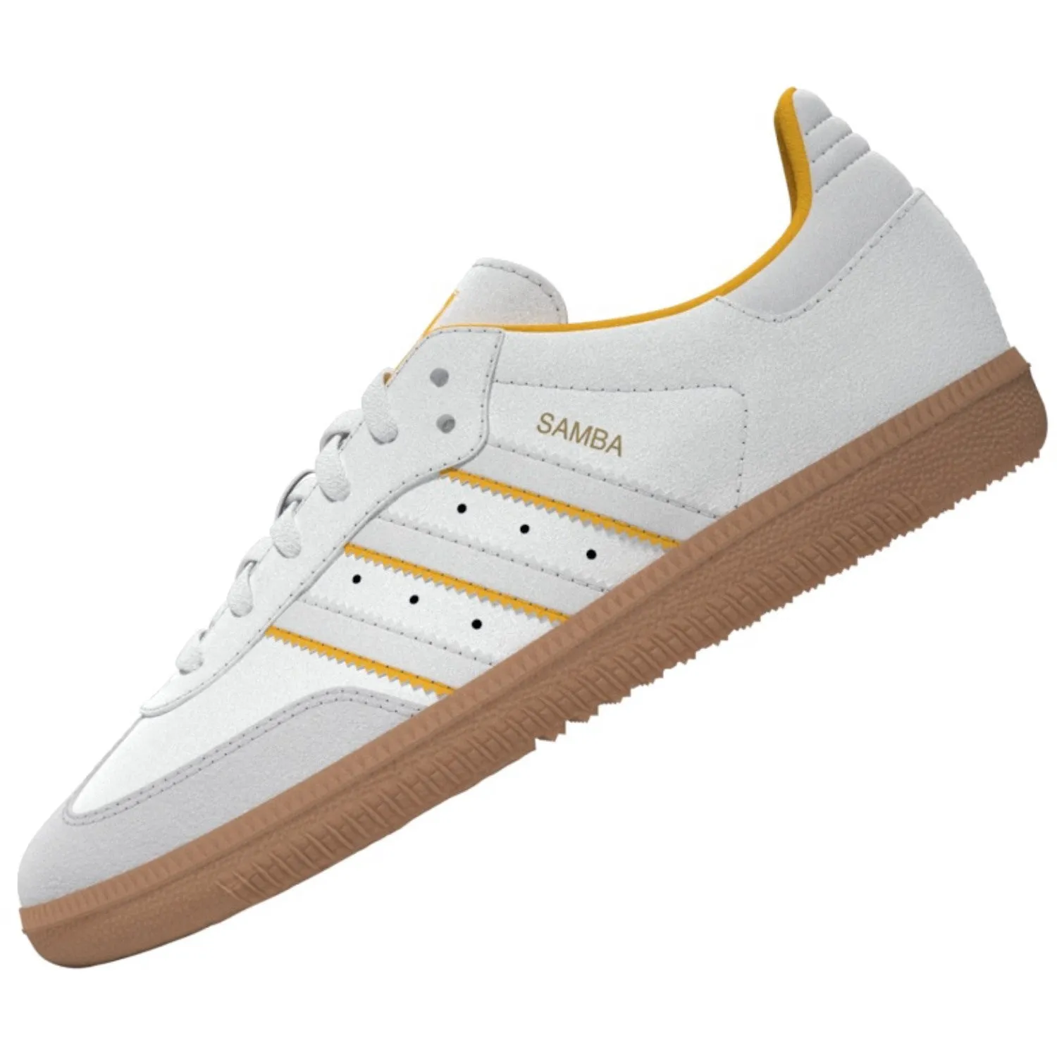 adidas Originals Crystal White/Cloud White/Crew Yellow Samba Og C Sneakers