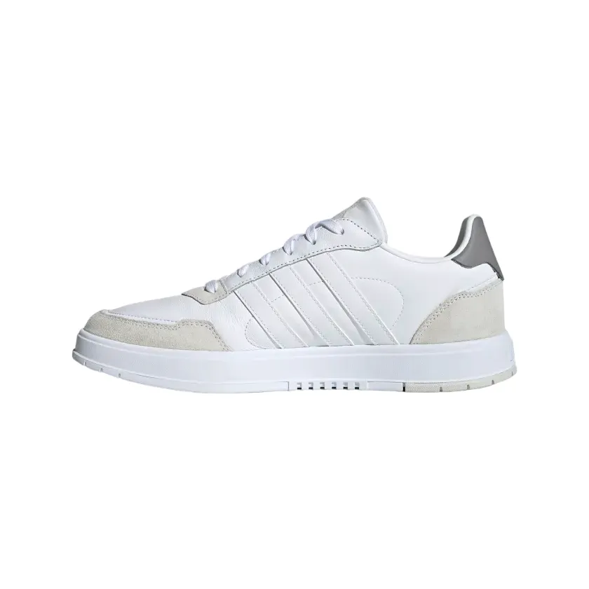 Adidas scarpa sneakers da uomo Courtmaster FV8106 bianco-grigio