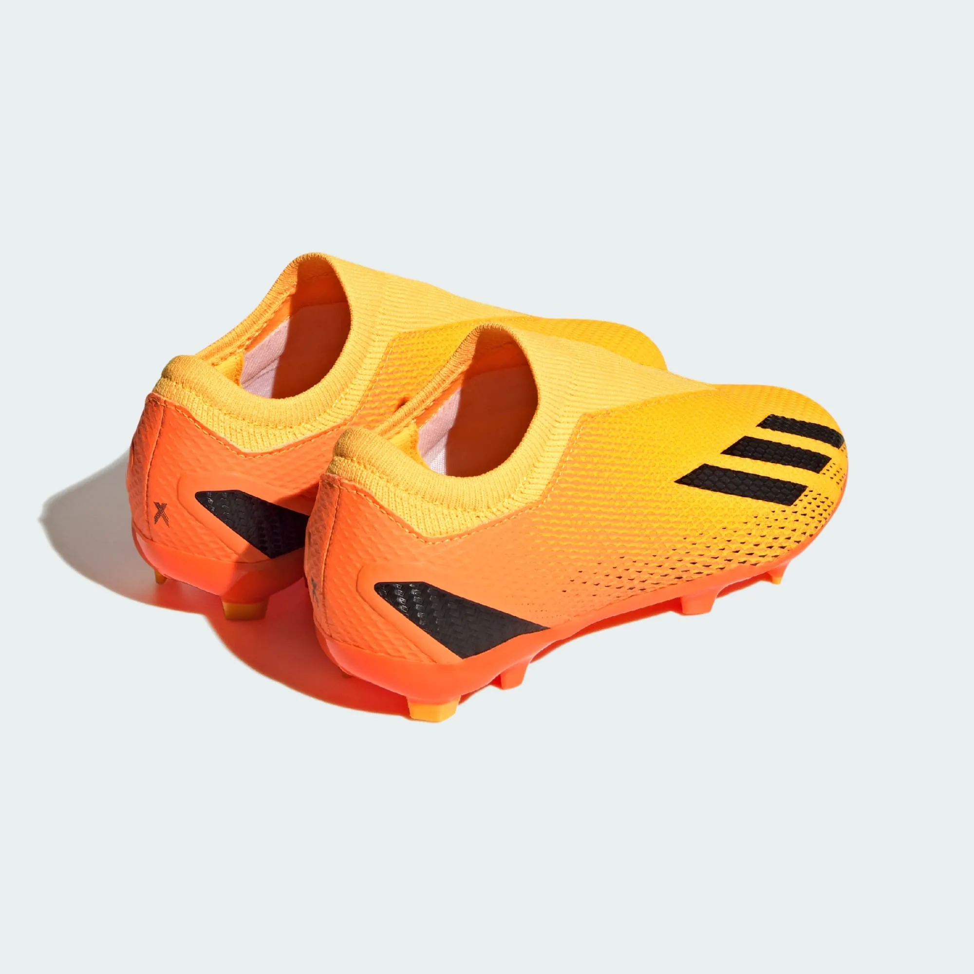 adidas X Speedportal.3 Laceless FG Youth Soccer Cleats GZ5060 Solar Gold/Black/Solar Orange