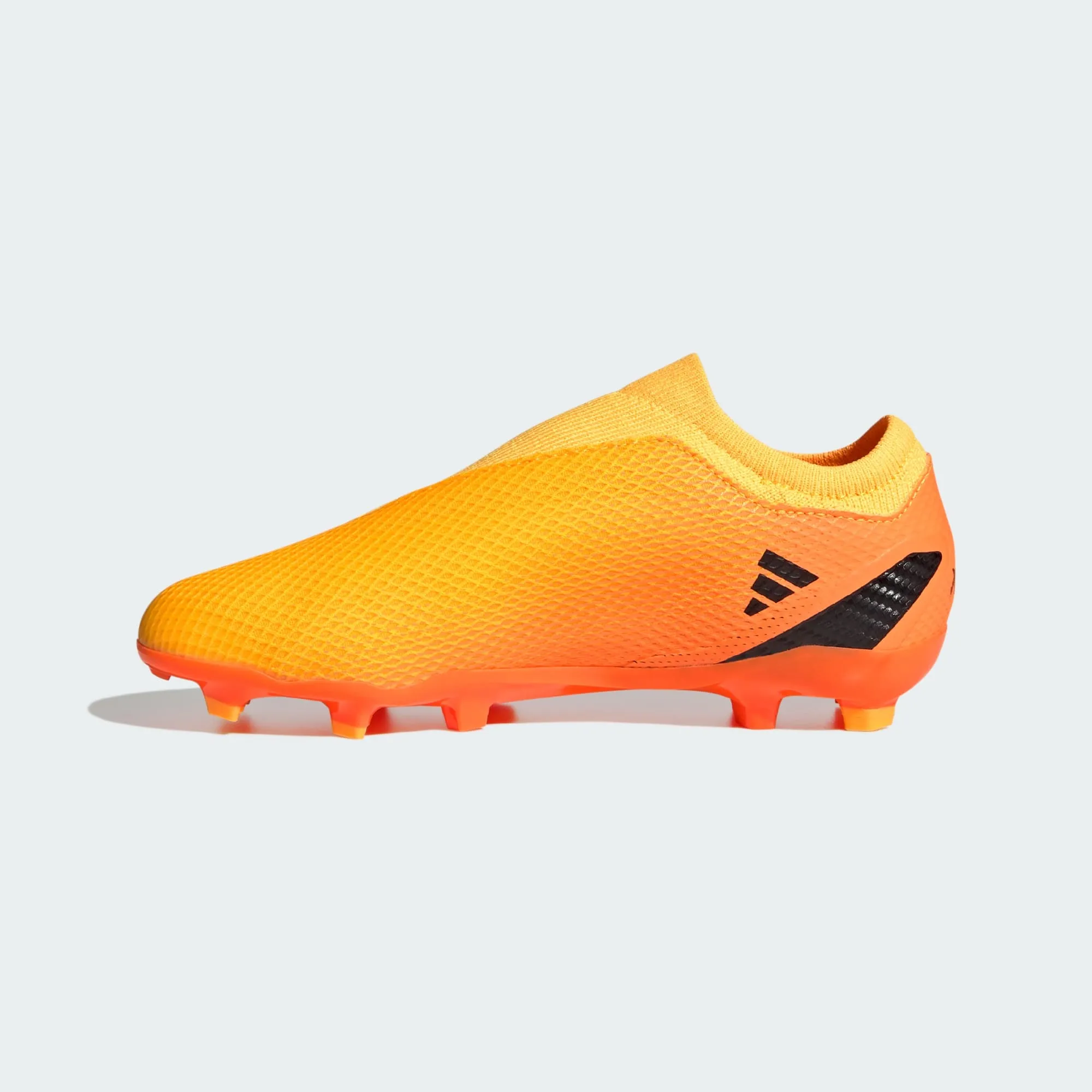 adidas X Speedportal.3 Laceless FG Youth Soccer Cleats GZ5060 Solar Gold/Black/Solar Orange