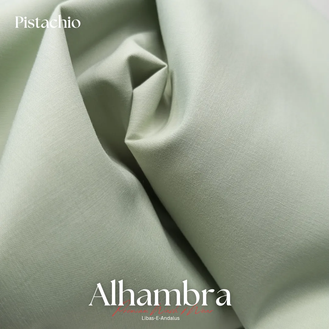 Alhambra Premium 4 Season Wash & Wear Suit (Pistachio) 4-Meter