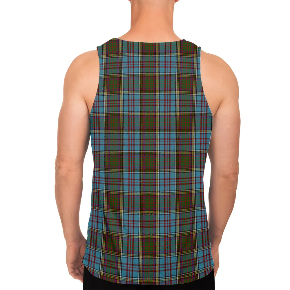 Anderson Tartan Mens Tank Top with Family Crest