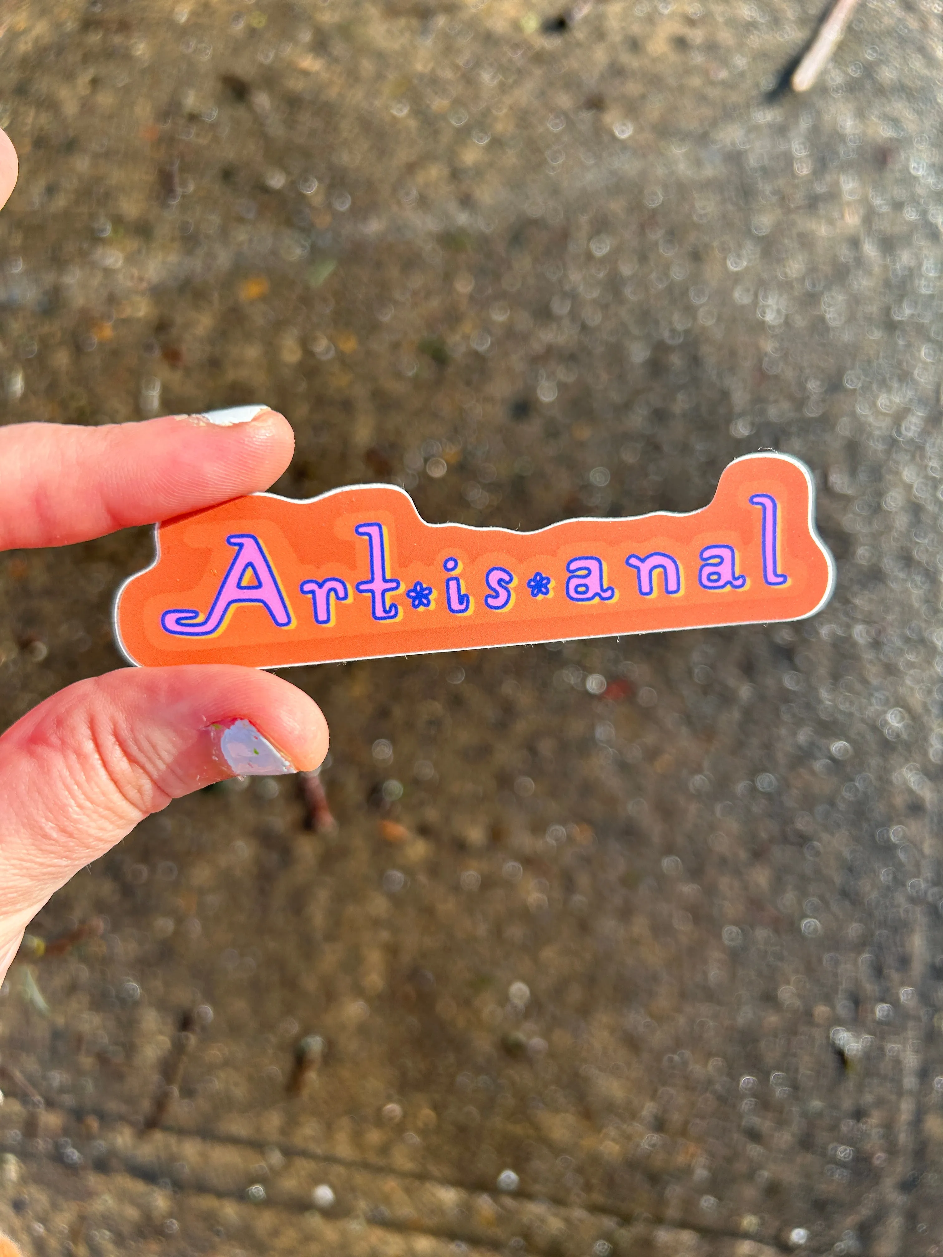 Artisanal ~ Waterproof Vinyl Sticker