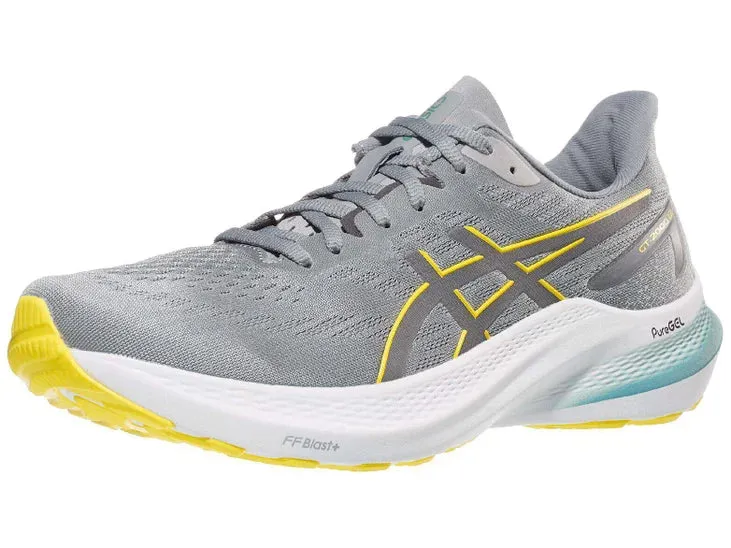 Asics | GT-2000 12 | Men's | Sheet Rock/Bright Yellow