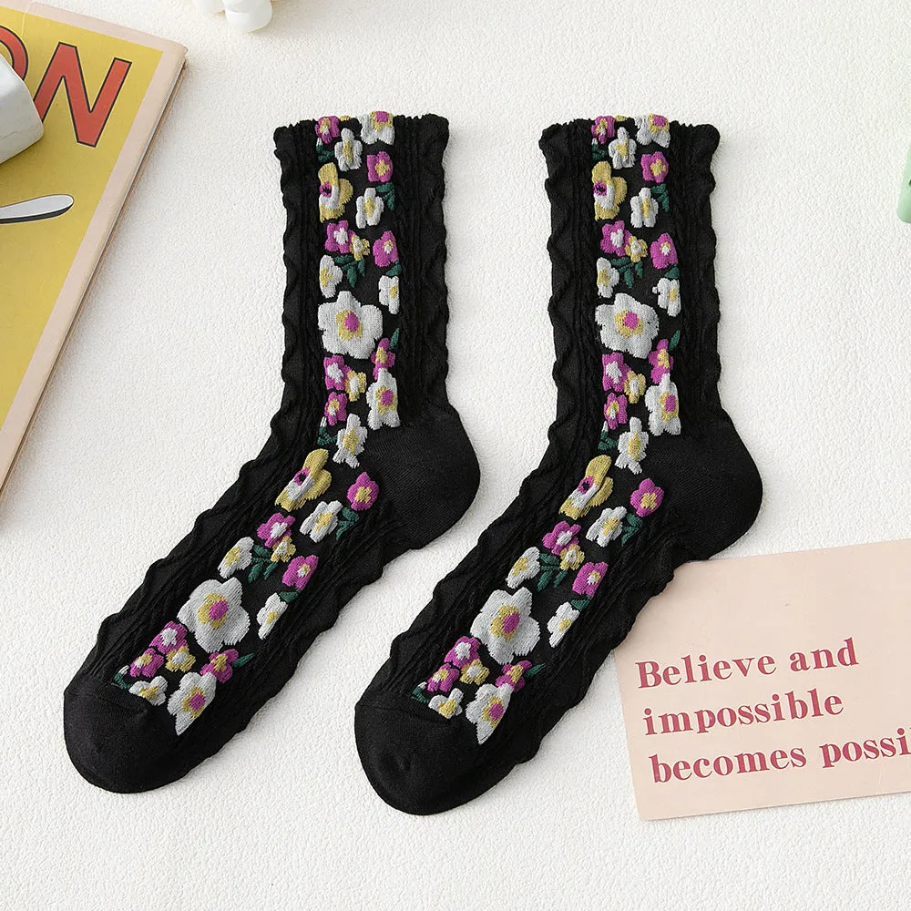 Autumn Floral Socks