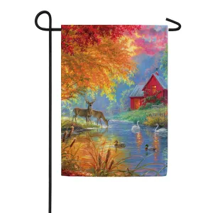 Autumn Wildlife Garden Flag