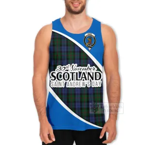 Baird Family Crest Tartan Men's Tank Top Celebrate Saint Andrew's Day in Style