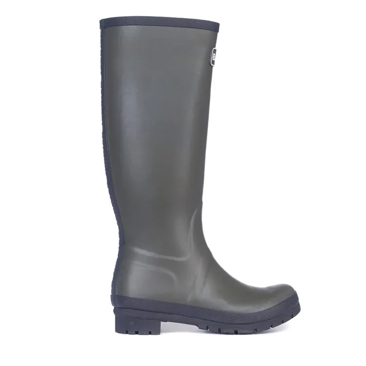 Barbour Ladies Abbey Wellington Boots - Olive