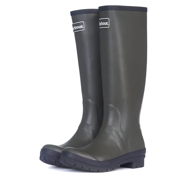 Barbour Ladies Abbey Wellington Boots - Olive