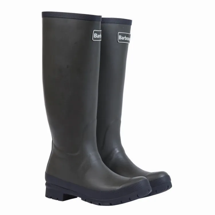 Barbour Ladies Abbey Wellington Boots - Olive