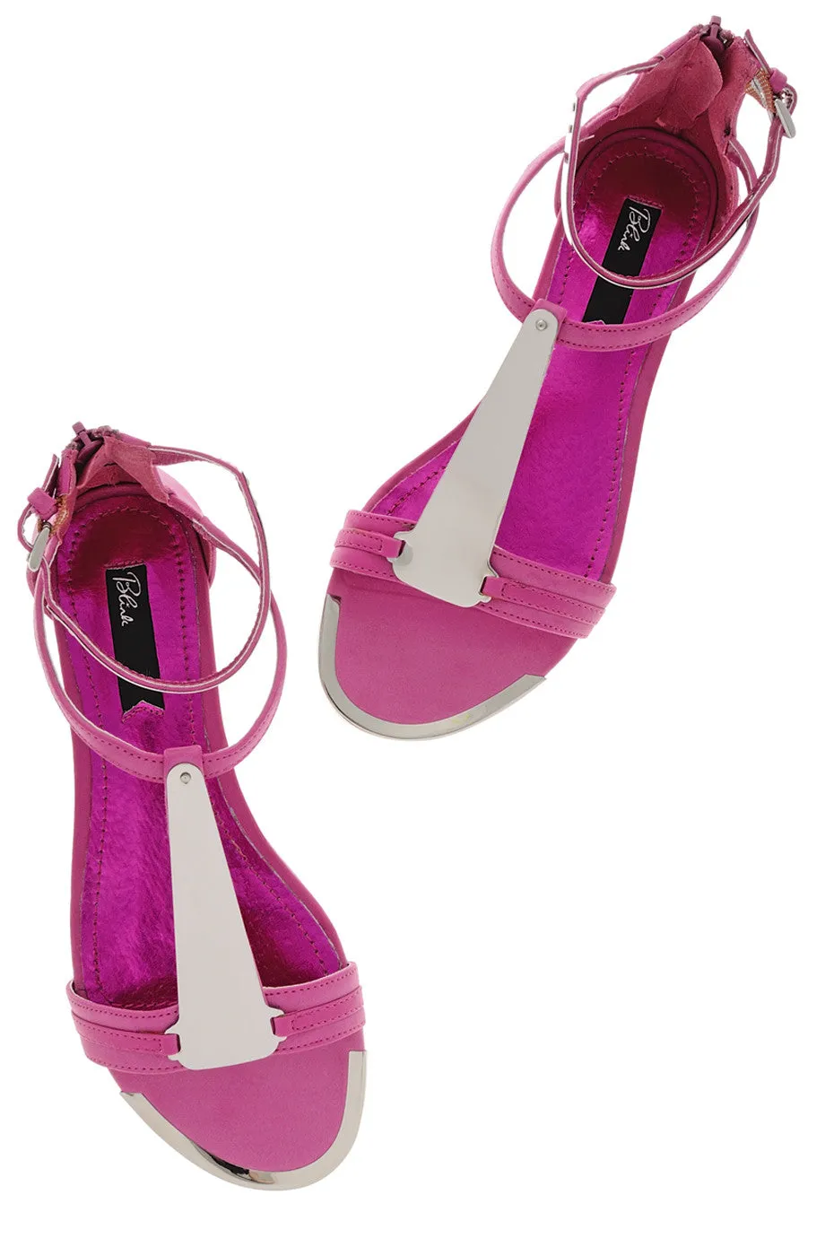 BLINK INNA Fuchsia Metal Sandals