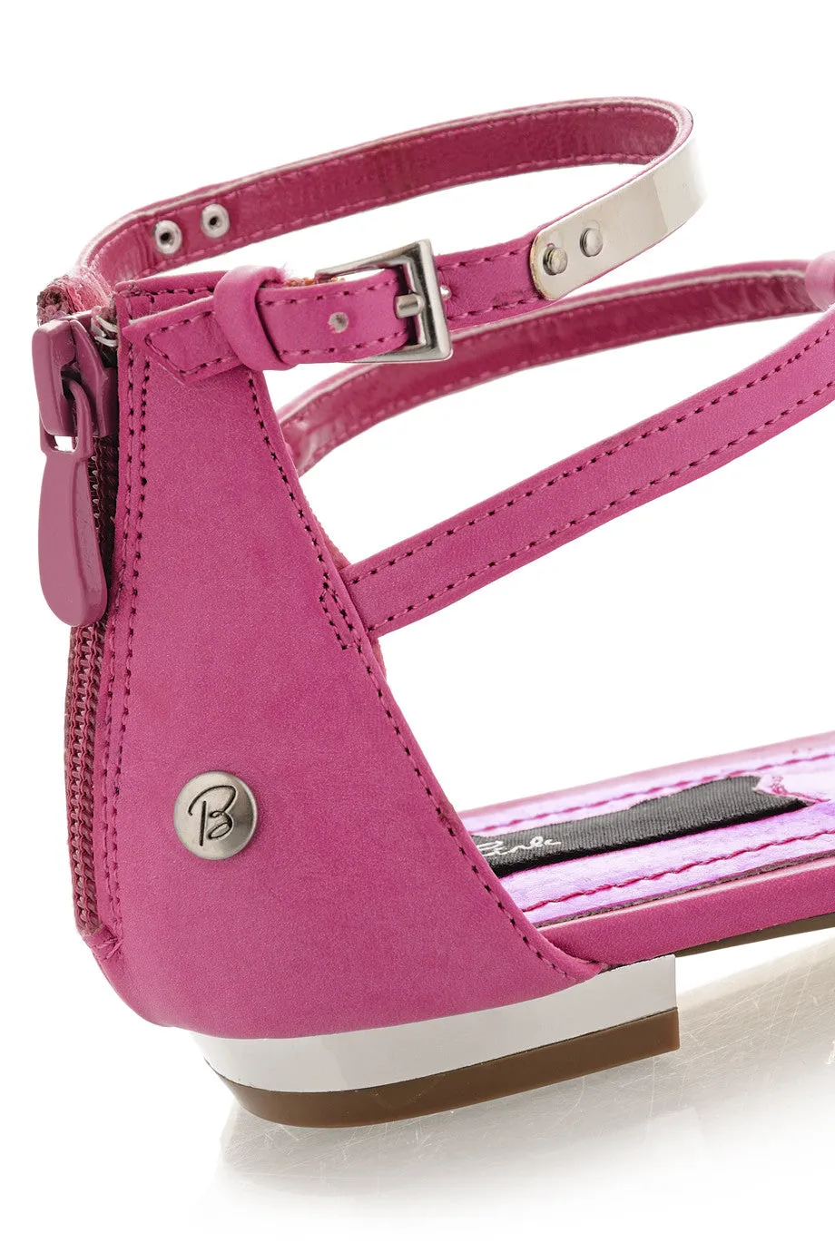 BLINK INNA Fuchsia Metal Sandals