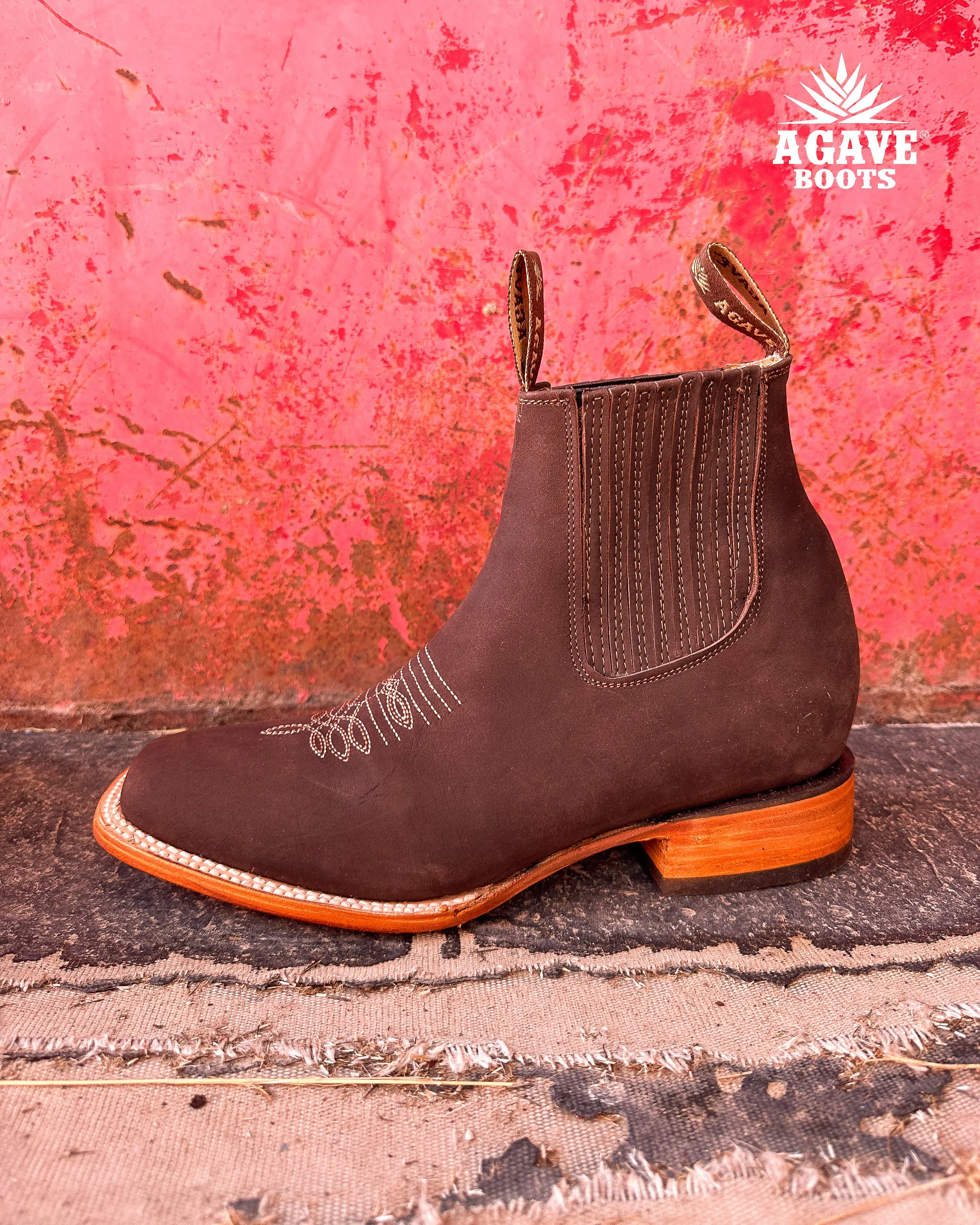 BOTIN / ANKLE BOOT / CHELSEA BOOT BROWN | MEN SQUARE TOE WESTERN BOTIN