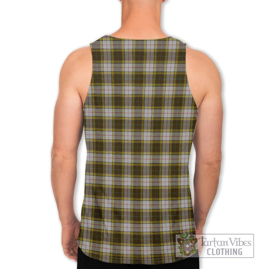 Buchanan Dress Tartan Men's Tank Top with Family Crest DNA In Me Style