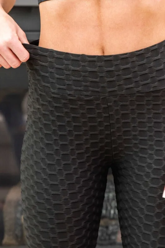 Bum Scrunch Textured Anti-Cellulite Leggings