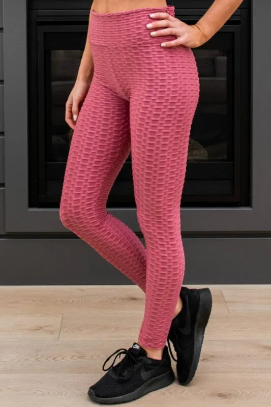 Bum Scrunch Textured Anti-Cellulite Leggings