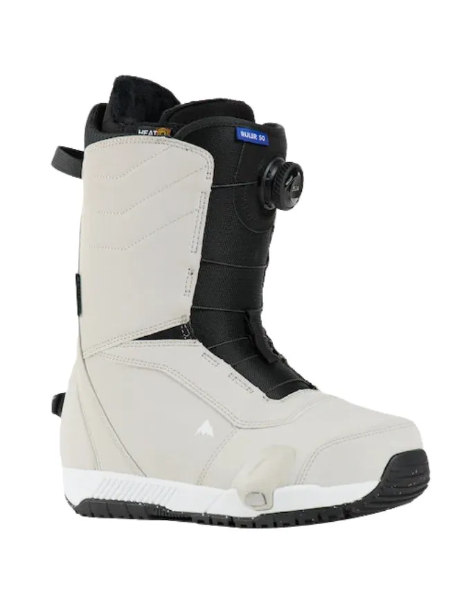 Burton Men's Ruler Step On Snowboard Boot 2025 | Grey Cloud