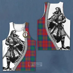 Byres (Byses) Tartan Clan Crest Men's Tank Top with Highlander Warrior Celtic Style