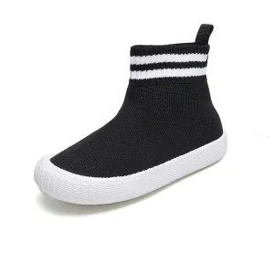 Child Girls Athletic Running Sneakers Boys Breathable Walking Slip on Sock Shoes