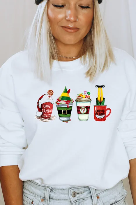 Christmas Elf Mugs 4486 Sweatshirt