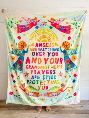 Cozy Throw Blanket - Grandma's Prayers