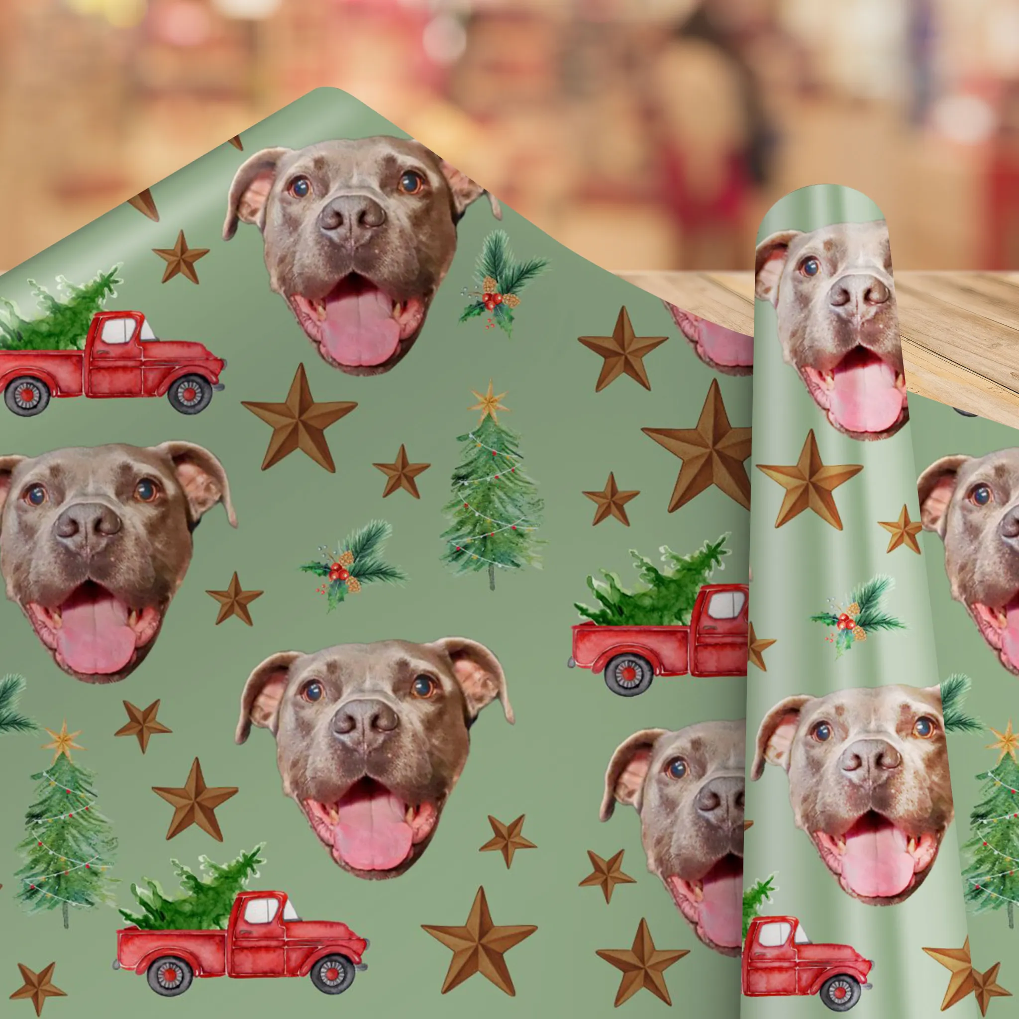 Custom Christmas Photo Wrapping Paper: Wrap Your Love in Holiday Magic!