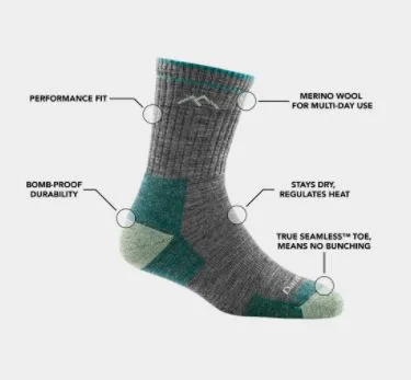 Darn Tough - Women's Hiker Micro Crew Midweight Sock