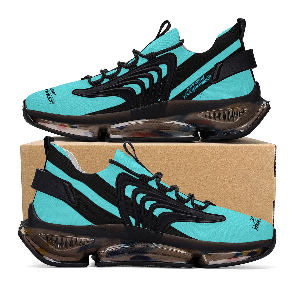 DCYG X2  Lt Blue Air Max React Sneakers - Black