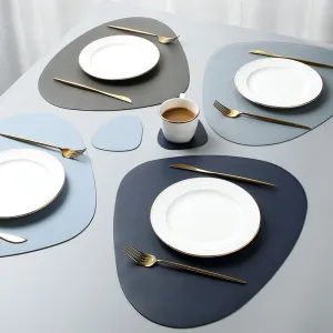 Dining Table Mat PU Insulation Place Mats