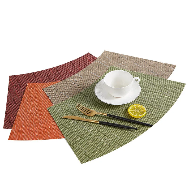 Dining Table Mat PVC Place Heat Proof  Home Coasters Mats