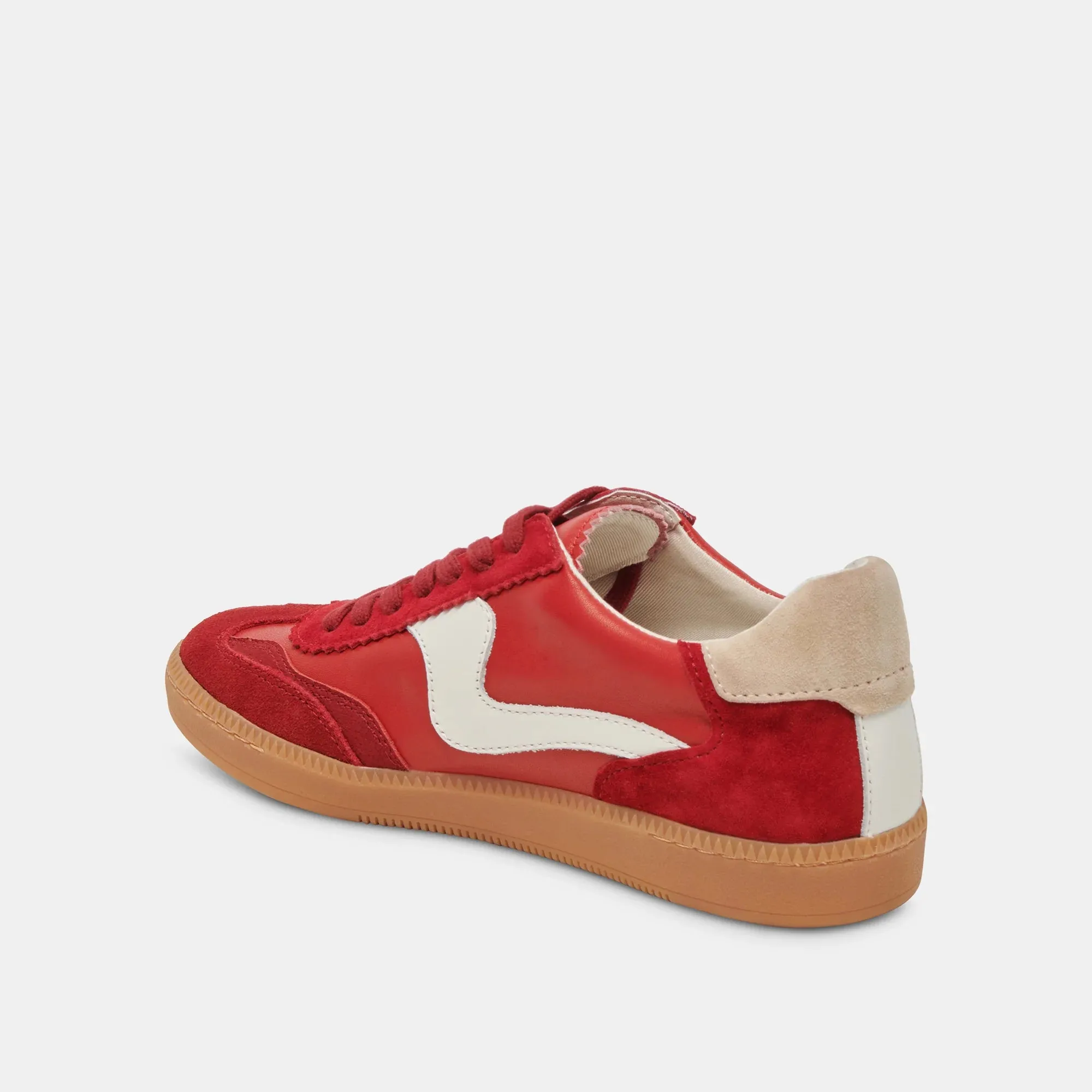 Dolce Vita Notice Sneaker - Crimson Suede