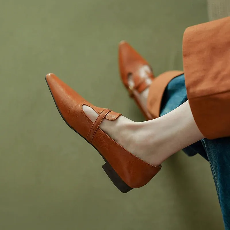 Earth-tone Everyday Casual Flat Shoes