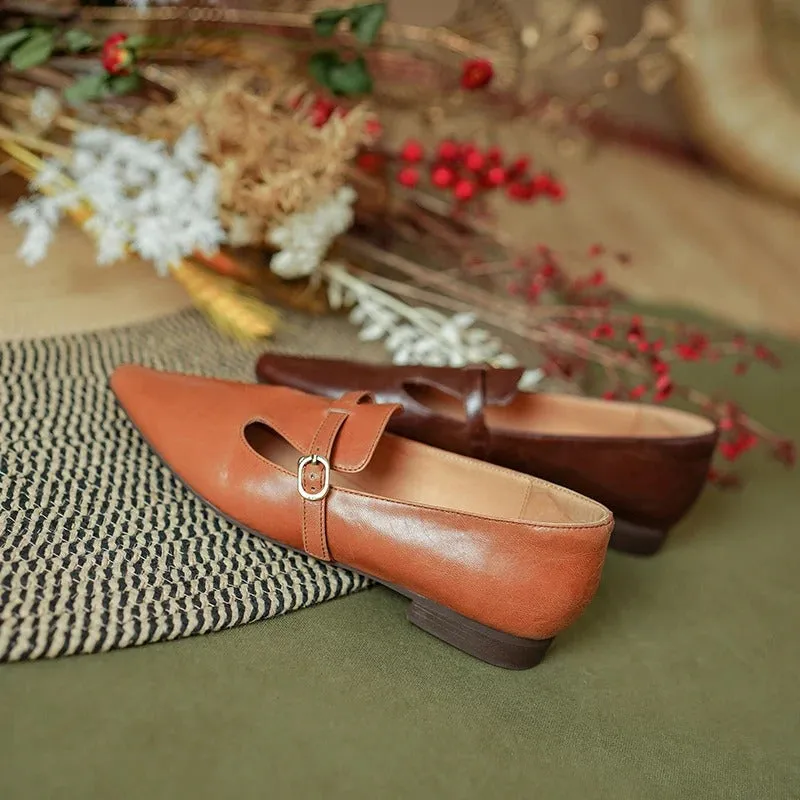 Earth-tone Everyday Casual Flat Shoes