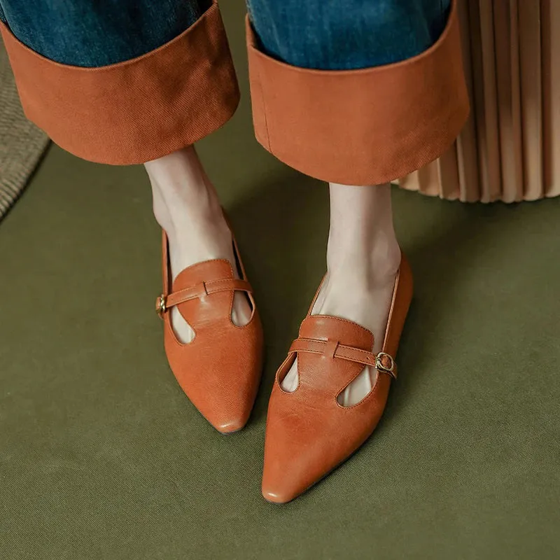 Earth-tone Everyday Casual Flat Shoes