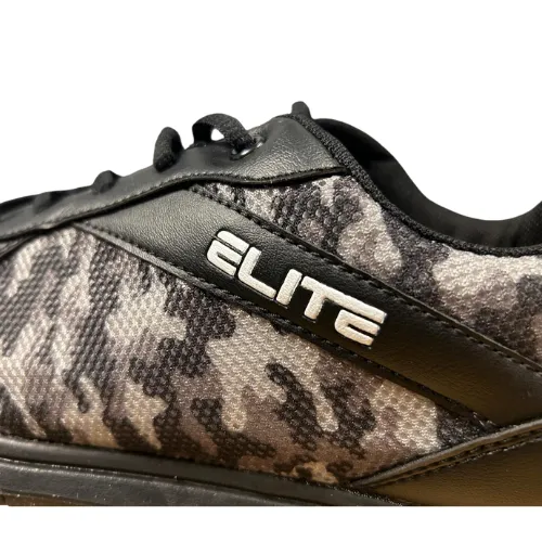 ELITE Men's Pinnacle Grey/Camo Athletic Lace Up Bowling Shoes