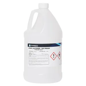 Ethanol 190 Proof ACS / USP Grade IN STORE PICK UP ONLY