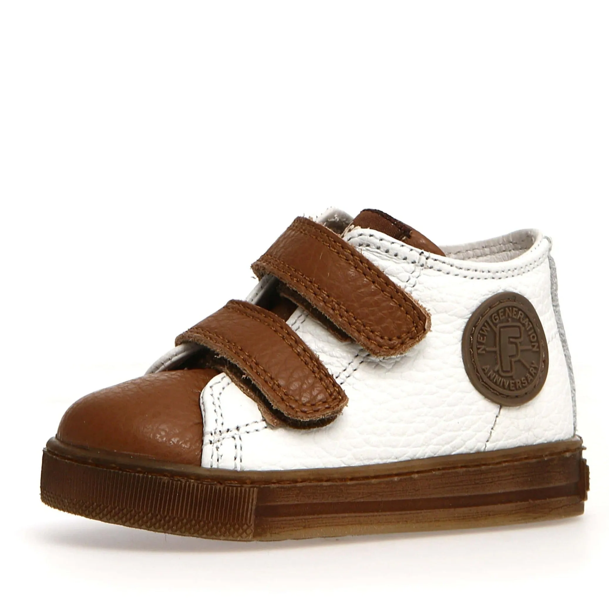 Falcotto Michael Boy's Sneakers - White/Cognac