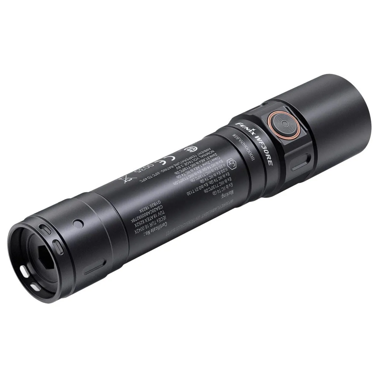 Fenix WF30RE Intrinsically Safe Explosion Proof Flashlight 280 Lumens