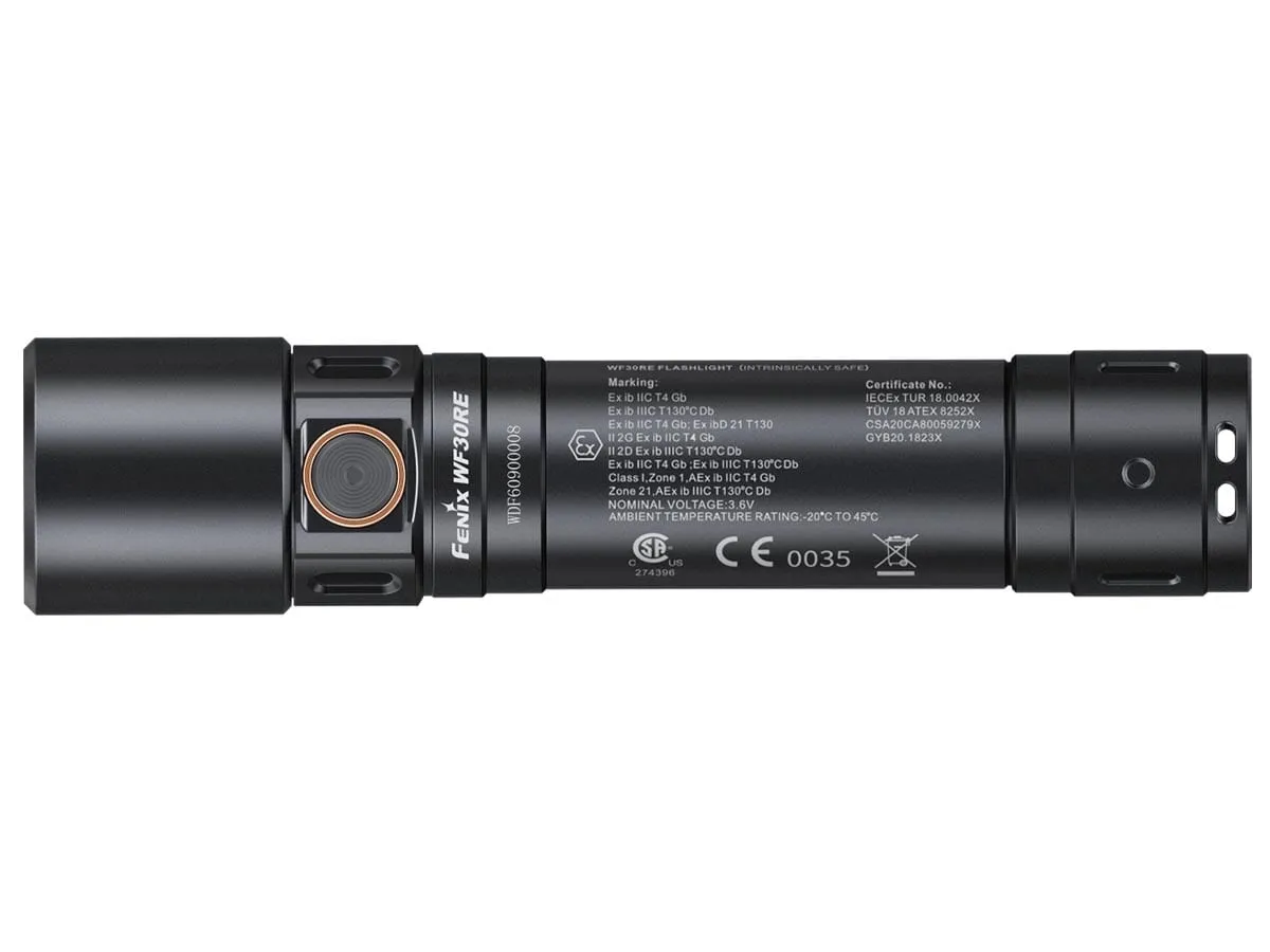 Fenix WF30RE Intrinsically Safe Rechargeable LED Torch