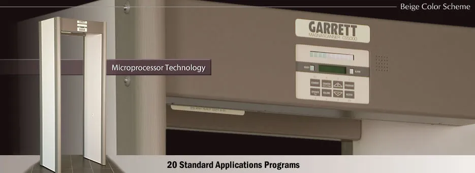 Garrett CS 5000 Walk-Through Metal Detector