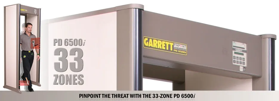 Garrett PD 6500i Walk-Through Metal Detector