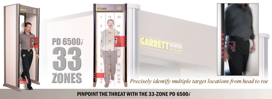 Garrett PD 6500i Walk-Through Metal Detector